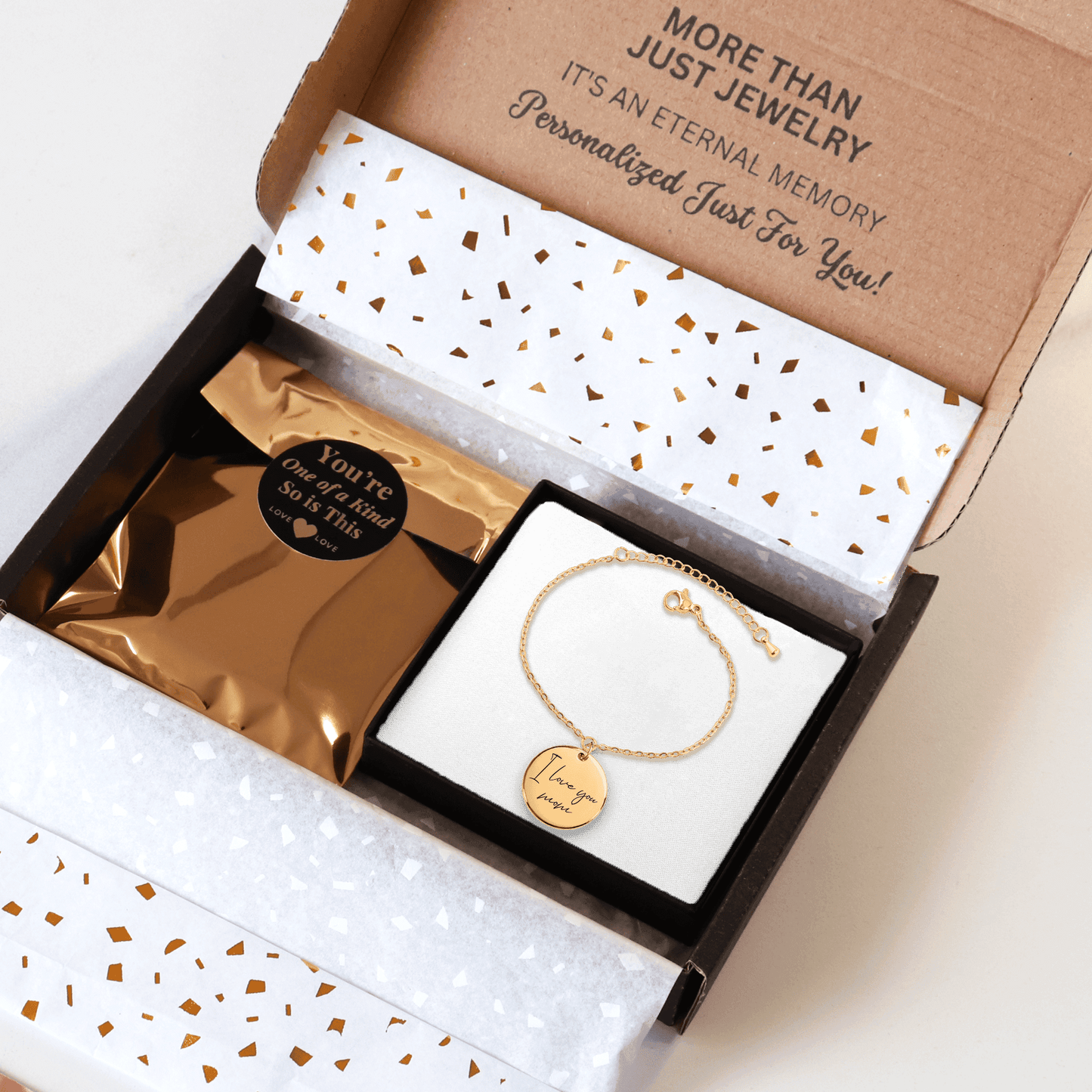 Bracelet gravé personnalisé - Gold / Rose / Argent